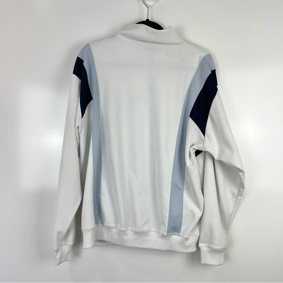 Vintage Haband Casual Joe Zip Up Track Jacket White Size Medium Men's Unisex - Picture 2 of 8